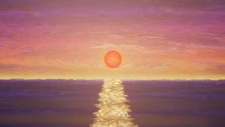 只换旁白后的 xhigh:油画日出